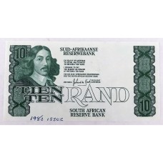 SOUTH AFRICA 1980 . TEN 10 RAND BANKNOTE . SPECIMEN . RARE TYPE